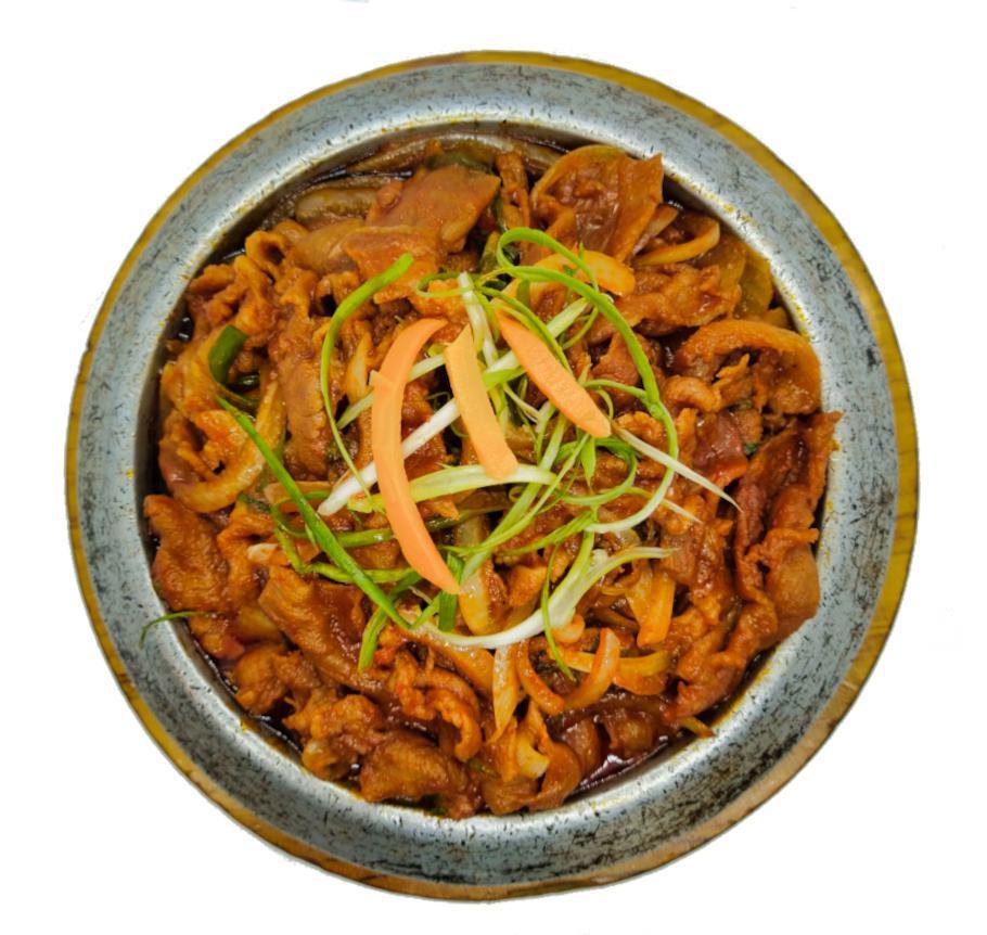 4. Pork Bulgogi · Thin pork loin slices in a spicy marinade.