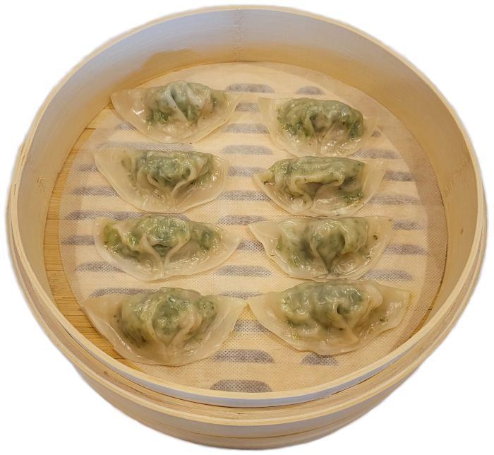 Broccoli and Shrimp Dumpling · Pan-fried or steamed handmade dumpling. 