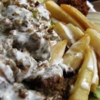 Lamb with fries · 
