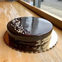 Triple Chocolate Mousse · 7” cake for 8-10 serving. Choice of writing, please specify in comment.