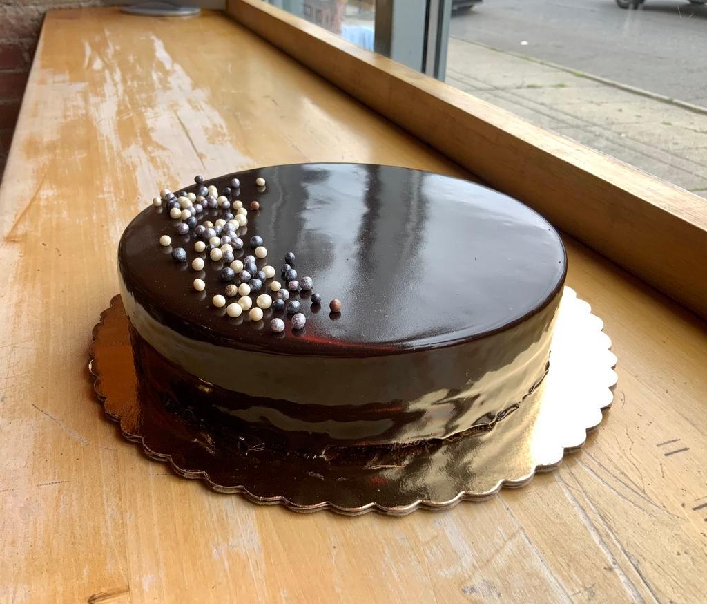 Triple Chocolate Mousse · 7” cake for 8-10 serving. Choice of writing, please specify in comment.