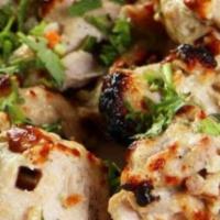 Murg Malai Chicken. · Boneless chicken breast pieces marinated in yogurt & spices and grilled in Tandoor oven.