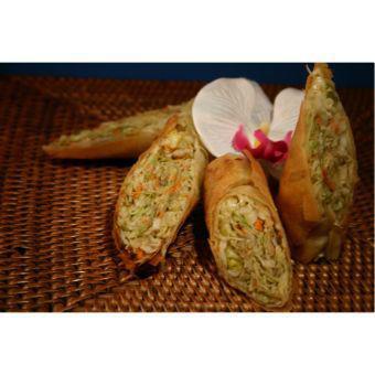 Springs Rolls · Golden veggie egg rolls filled with cabbage celery and carrots served with our orange ginger glaze sauce.