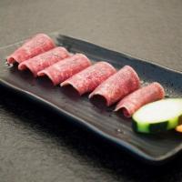 Beef Tongue (1/2 lb) · Thinly sliced beef tongue. Also good for hot pot! 