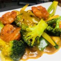 Shrimp w. Curry sauce · 