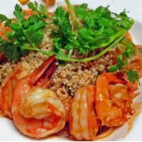Shrimp Rice Noodles · Sauteed with snow peas, carrots, and onions in a light soy sauce.