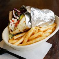Build Your Own Gyro · comes plain with meat, you must choose toppings and sauce