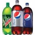 2 Liters · Flavors include Pepsi, Diet Pepsi, Mountain Dew, Sierra Mist, Mug Root Beer, Orange Crush, a...