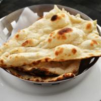 Butter Naan · It's a leavened bread made from a blend of wheat and all purpose flour.