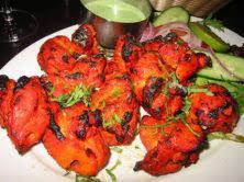 Chicken Tikka Kabab · Chicken breast marinated with spices and yogurt and grilled in our clay oven.