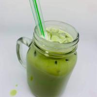 Thai Green Tea · Iced green Thai milk tea. Serve cold 