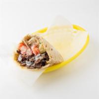 West 4th Sandwich · Shawarma and hummus: served in a pita pocket with lettuce, tomatoes, onions and tahineh sauce.