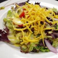 2. Ginger Salad · Lettuce, spring mix, tomato and avocado. Served with our house special ginger dressing.