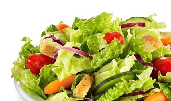 Garden Salad · Mixed green salad with mushrooms, tomatoes, cucumbers, carrots and our own garlic Parmesan croutons with choice of dressing.