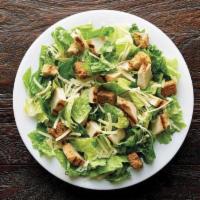 Chicken Caesar SALAD · Grilled, 100% antibiotic-free chicken breast, romaine, Asiago, croutons, served with Caesar ...