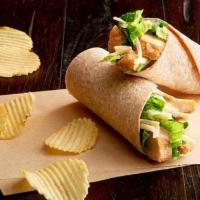 Chicken Caesar WRAP · Grilled, 100% antibiotic-free chicken breast, romaine, Asiago, Caesar dressing, on a toasted...