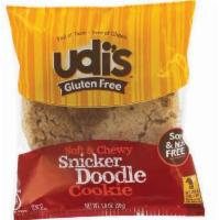 Udi's Snickerdoodle (GS) (210 cal) · The soft, chewy, sugary Snickerdoodle from Udi’s is one wonderful cookie that’s full of tast...
