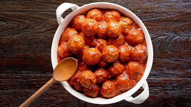 Meatballs in Marinara (20) · New and appetizing for your event! 30 beef & pork meatballs tossed then baked in our family-recipe, seasoned marinara sauce. (Serves 10)