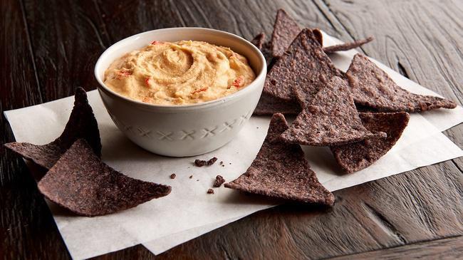 Red Pepper Hummus (Pint) (220 cal per 4 oz) · Made from mashed chickpeas, with the crave-appeal of roasted red bell peppers and sesame tahini. Try it with bagels, wraps, chips and crackers.