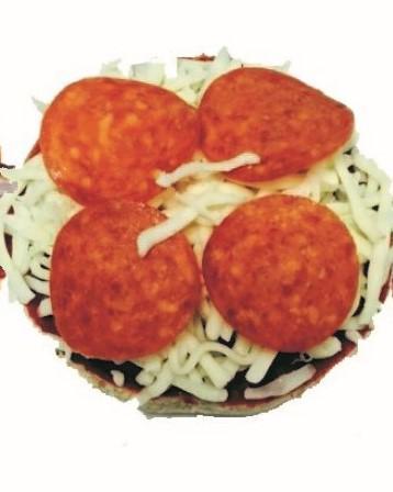 POSH Pizza Bagel with Pepperoni  ( Served 2 Open Faces ) · Pizza sauces + Mozzarella & Pepperoni 