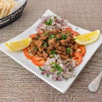 Calf's Liver · Calf's Liver coated with flour and seasonings. Pan fried in olive oil.