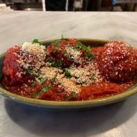3 Meatballs in Marinara · Add 3 quail eggs for an additional charge. 