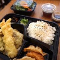 Mixed Tempura Bento Box  · Mixed tempura with a choice of side dish. 