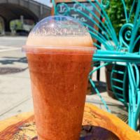 Summer Smoothie · Orange Juice, strawberries, apples, peach
