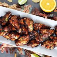 Jerk Wings · Our House-Smoked Wings, tossed in our House-Made Spicy Jamaican Jerk Sauce. Our SPICIEST Sau...