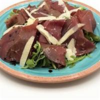 Bresaola Salad · Cured beef, arugula and cherry tomatoes. Serves four.

Please be aware that all catering ord...
