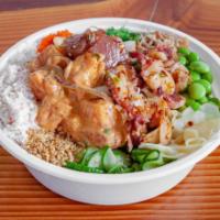 Fy-Ahh Bowl · Our extra spicy bowl! A 32oz bowl with goPoke Spicy Ahi, Spicy Aioli Salmon, and goPoke Spic...