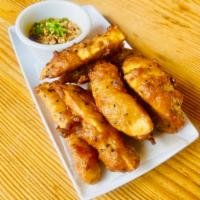 14. Coco Potato Fries · Sweet potato with rice flour batter, sesame, and coconut with dipping sauce. Gluten free. Co...