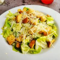 Caesar Salad · Romaine lettuce, Parmesan cheese, croutons.