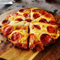 Pepperoni and Cheese Pizza · Pepperoni, mozzarella.