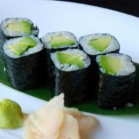 Avocado Roll · Avocado , wrapped with seaweed outside.