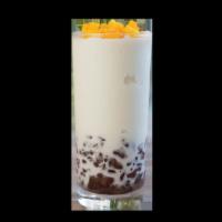 Snow White Slush with Red Bean and Mango · 16 oz.