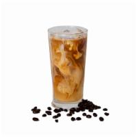 24 oz. Iced Coffee · come with either: french vanilla, hazelnut and caramel flavor.

