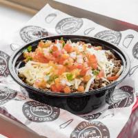 Taco Stand Bowl · A bowl full of our delicious rice, beans, choice of meat, cheese, pico de gallo and a 2 oz. ...