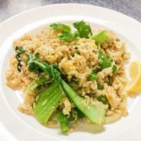 Vegetable Fried Rice  · Choice of pineapple fried rice with egg, fried rice with egg or basil fried rice with egg, t...