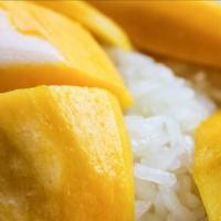 Mango Sticky Rice  · Fresh mango with sweet sticky rice.