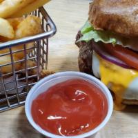 Short Rib Burger · Havarti, lettuce, tomato, red onion, burger sauce