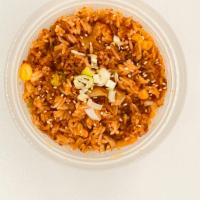 Bacon Kimchi fried rice (Cup) · Fiery fried rice with bacon, Kimchi and mixed vegetables.