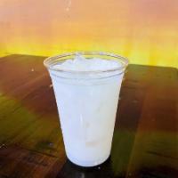 Horchata · Traditional Mexican drink made up of white rice soaked in water, flavored with cinnamon and ...