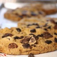 Giant Chocolate Chip Cookie · Baked fresh every morning.