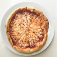 Kid's Cheese Pizza · tomato sauce, organic wheat flour dough with mozzarella cheese.