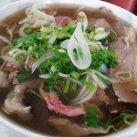 6. Pho Dac Biet · Special noodle soup with slices beef, meatballs, brisket, tendon and tripe.  