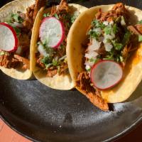 Tacos de Birria · 3 Stewed steak tacos