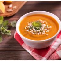 Pumpkin Cream Soup · Pumpkin soup 100%.