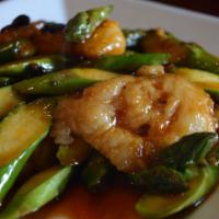 Asparagus and Fish Fillet · Spicy. 