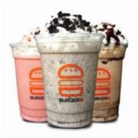 Milk Shakes/Smoothies · Delicious Blended Milkshake with Whipped cream topping